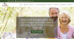 Desktop Screenshot of heartlandrehabcenter.com